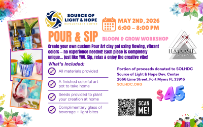 Pour & Sip: Bloom + Grow Workshop